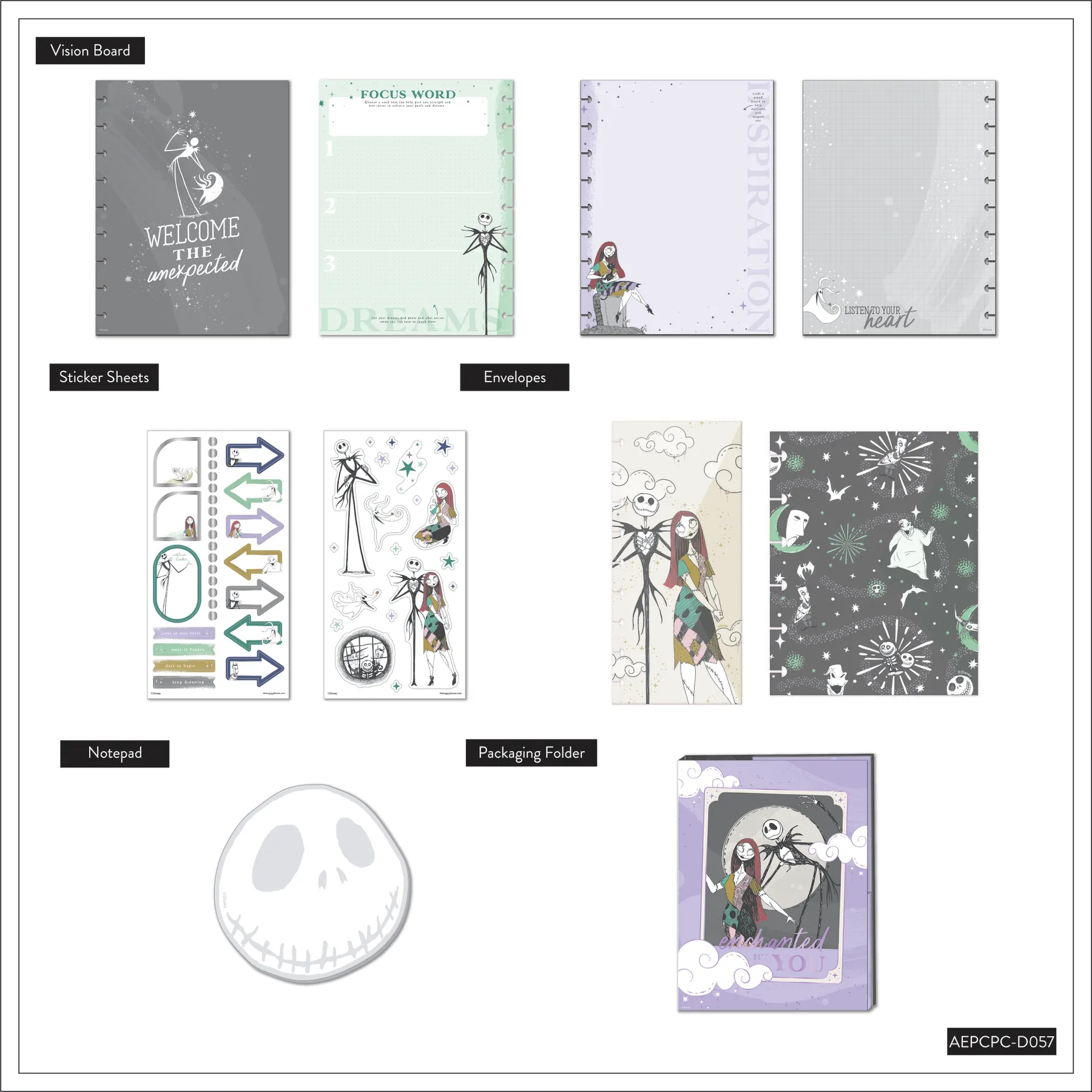 Disney© Tim Burton's The Nightmare Before Christmas - Classic Planner Companion