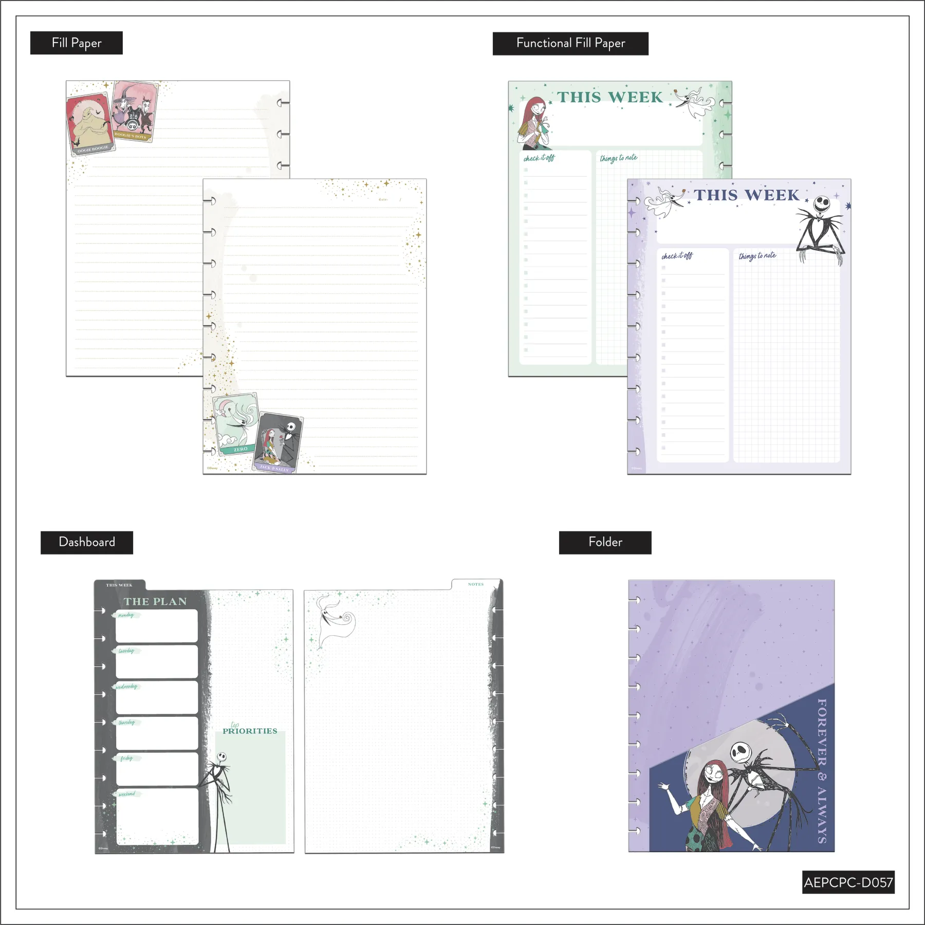 Disney© Tim Burton's The Nightmare Before Christmas - Classic Planner Companion