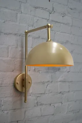 Dome Adjustable Swivel Arm Wall Light
