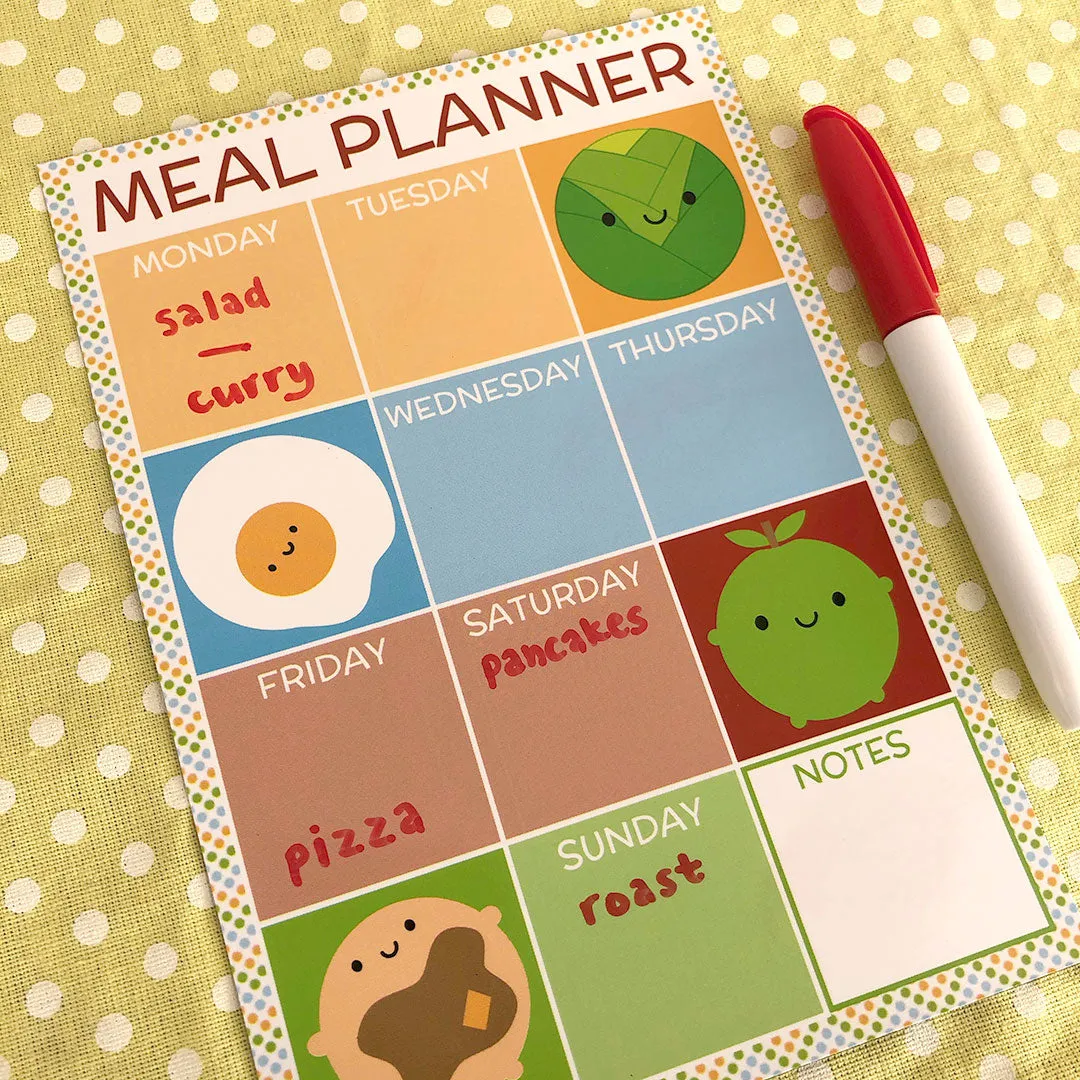 Dry Erase Meal Planner Magnet