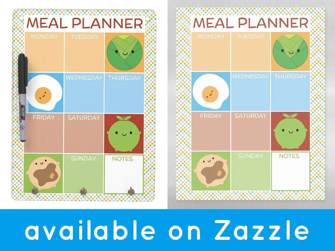 Dry Erase Meal Planner Magnet