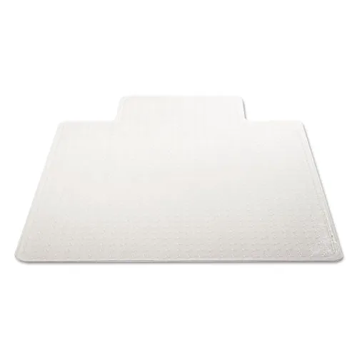 Duramat Moderate Use Chair Mat, Low Pile Carpet, Flat, 36 X 48, Lipped, Clear
