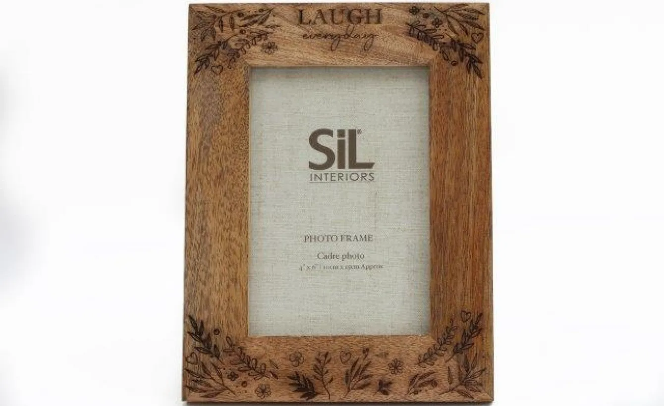Engraved Wooden Photo Frames - Set of 3