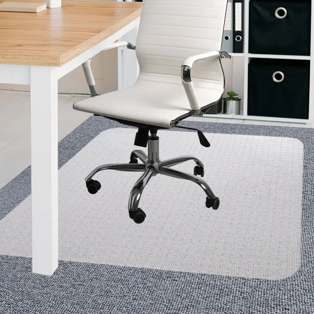 Esther 120x90 Home Office Chair Mat Room Computer Work Floor Protectors - Clear