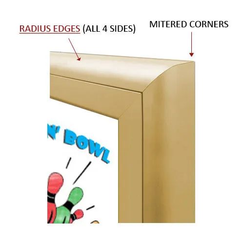Extra Large Outdoor Dry Erase Marker Board SwingCases with Radius Edge, Header and Leg Posts (Gloss White Board Magnetic Porcelain Steel)