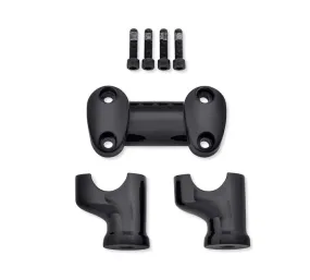 FAT HANDLEBAR RISER KIT - 18  SOFTAIL (BLACK)