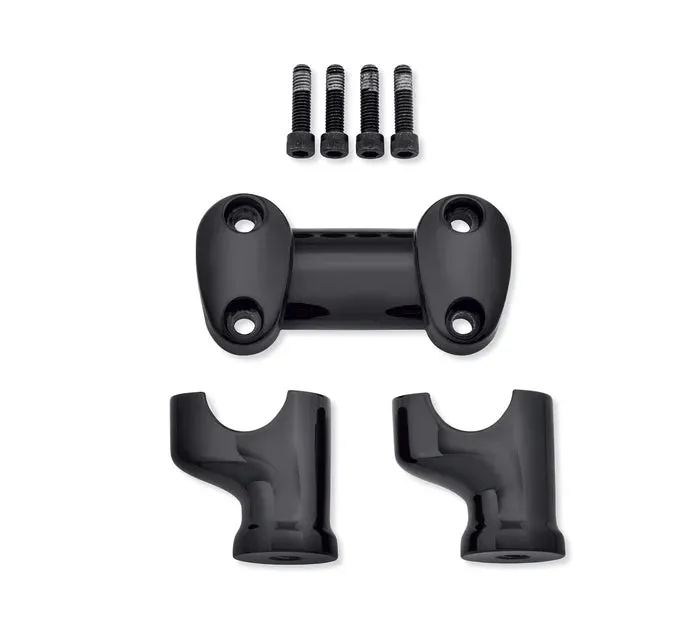 FAT HANDLEBAR RISER KIT - 18  SOFTAIL (BLACK)