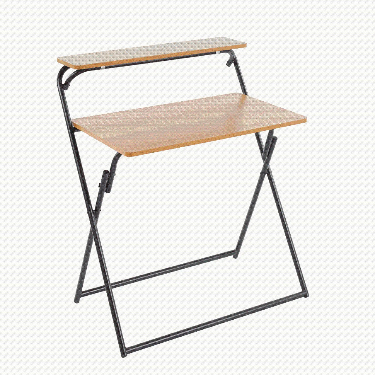 Foldable Teak Wood Computer Desk - H06
