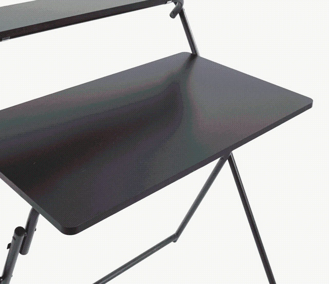Foldable Teak Wood Computer Desk - H06