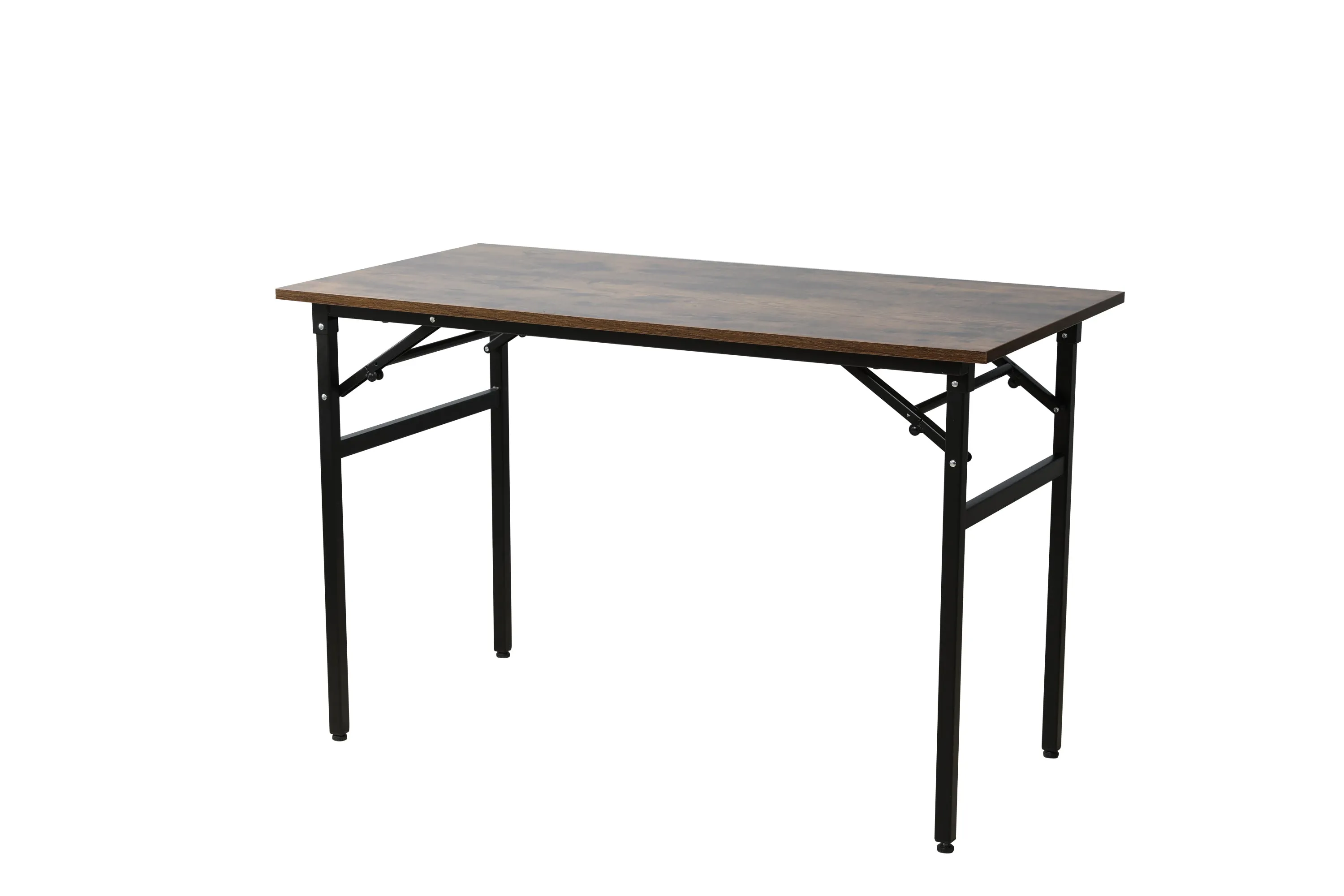 Folding table desk black  47✖24 inches  computer Workstation