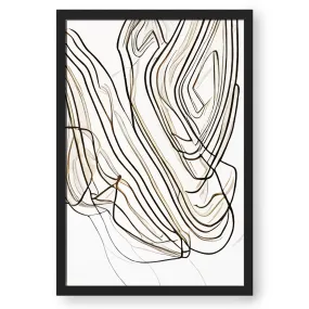 Free Hand Lines Earthy Tones