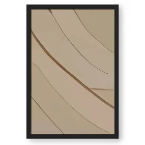 Freehand Paint Brush Lines In Earthy Tones - I