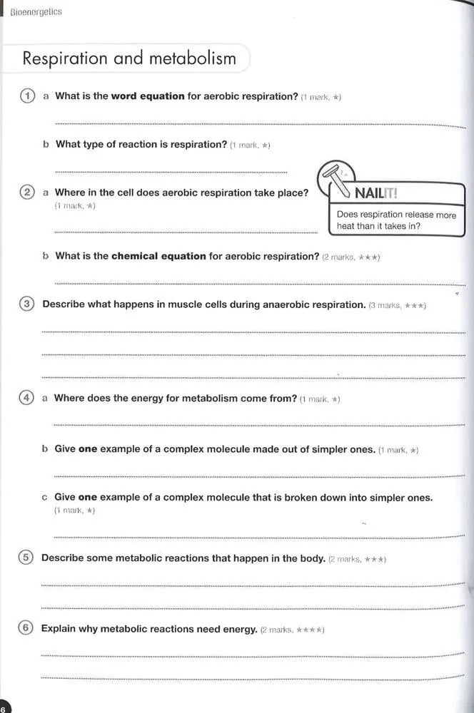 Gcse 9-1 Biology Aqa Exam Practice