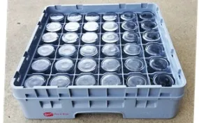 Glass Rack, Used   36 COMP 5-5/8" H  NRE # 009279