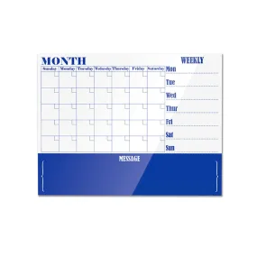 Glassboard Monthly Planner Board 900 x 1200mm