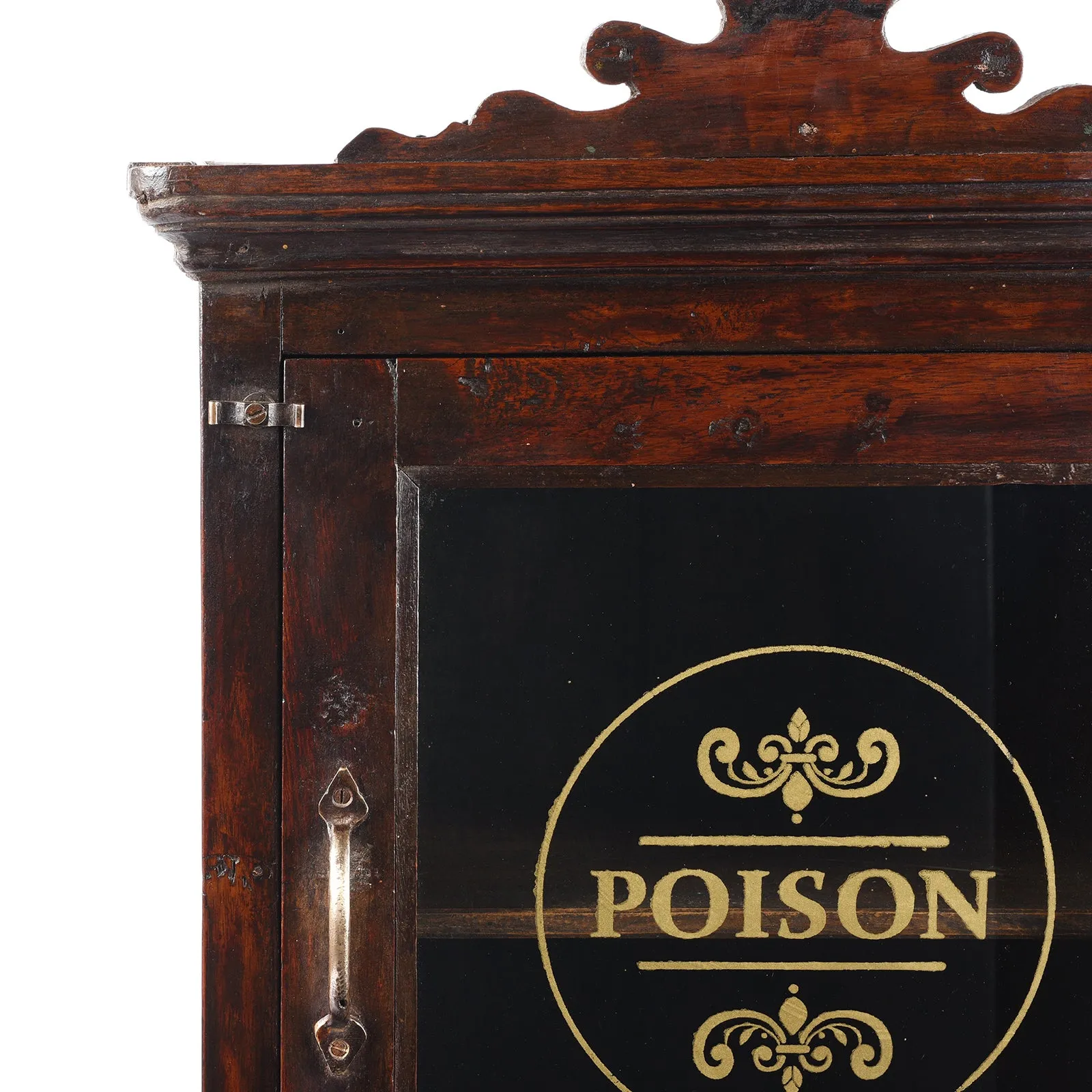 Glazed 'Poison' Wall Cabinet From Gujarat - Ca 1930