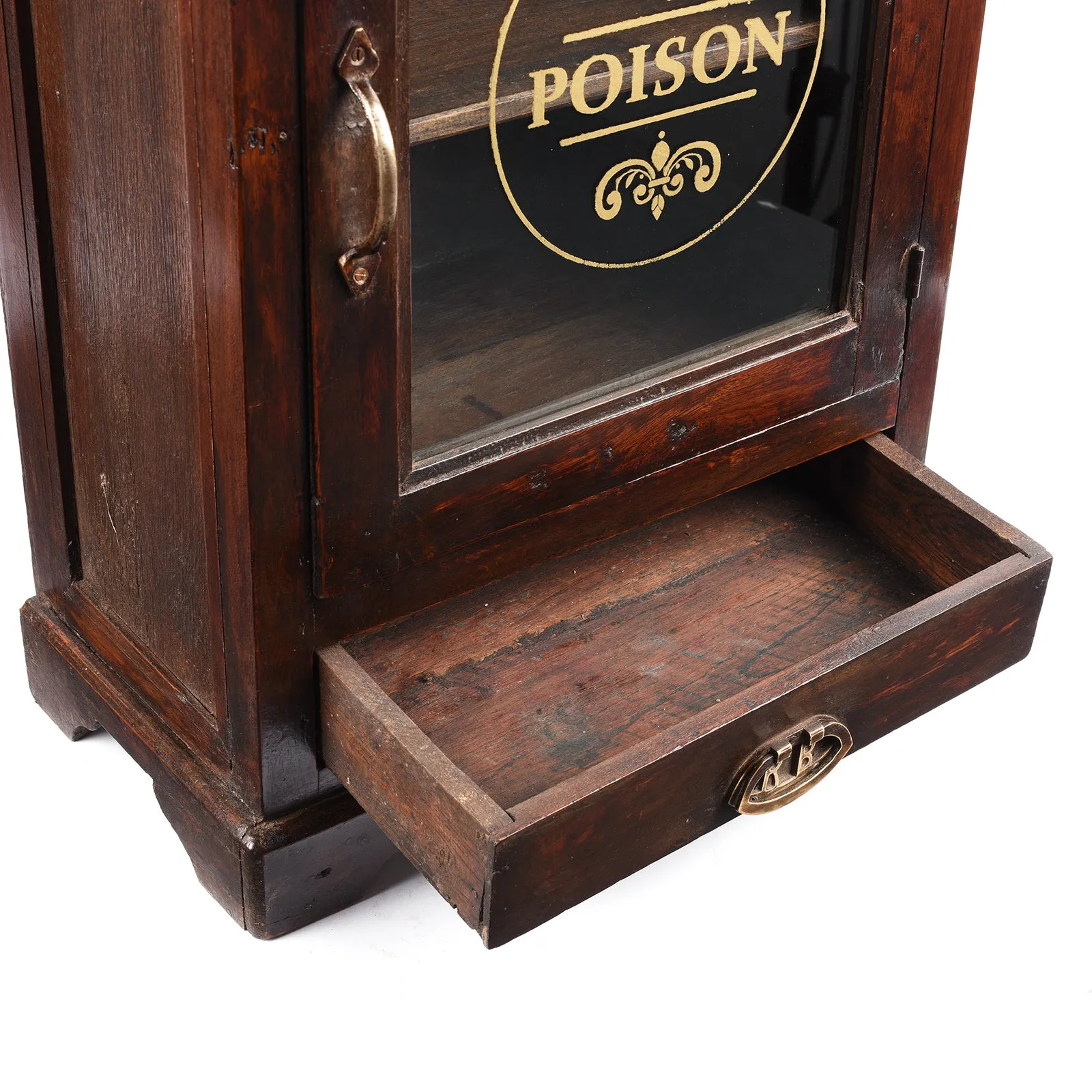 Glazed 'Poison' Wall Cabinet From Gujarat - Ca 1930