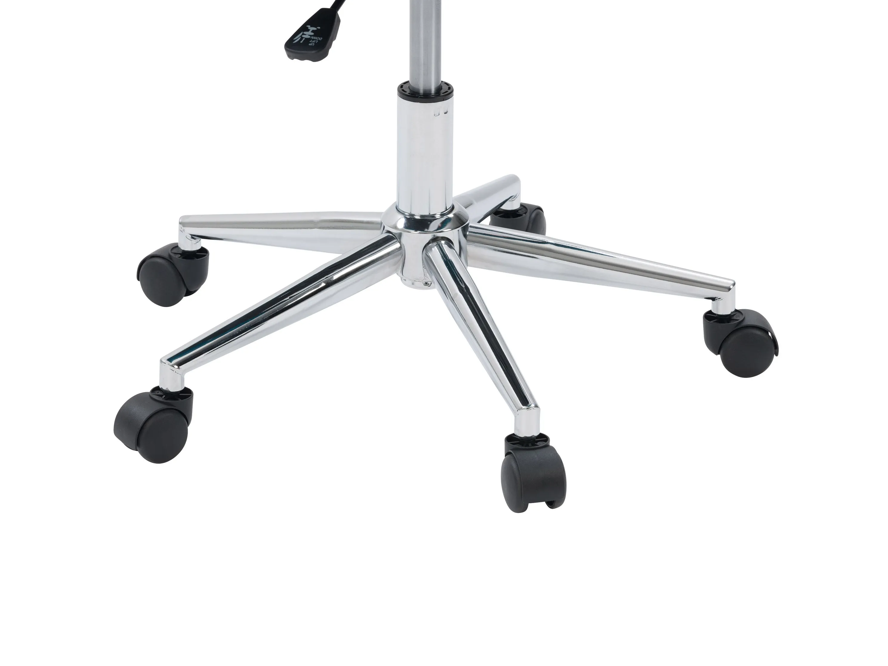 Grey Office Chair with Arms