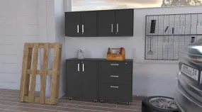 Haley Black 4 Piece Garage Set