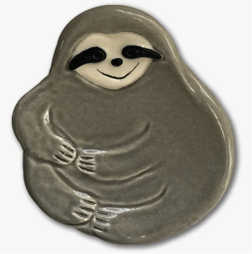 Handmade Ceramic Nature Lover's Trinket Dish-Turtle, Sloth, Otter