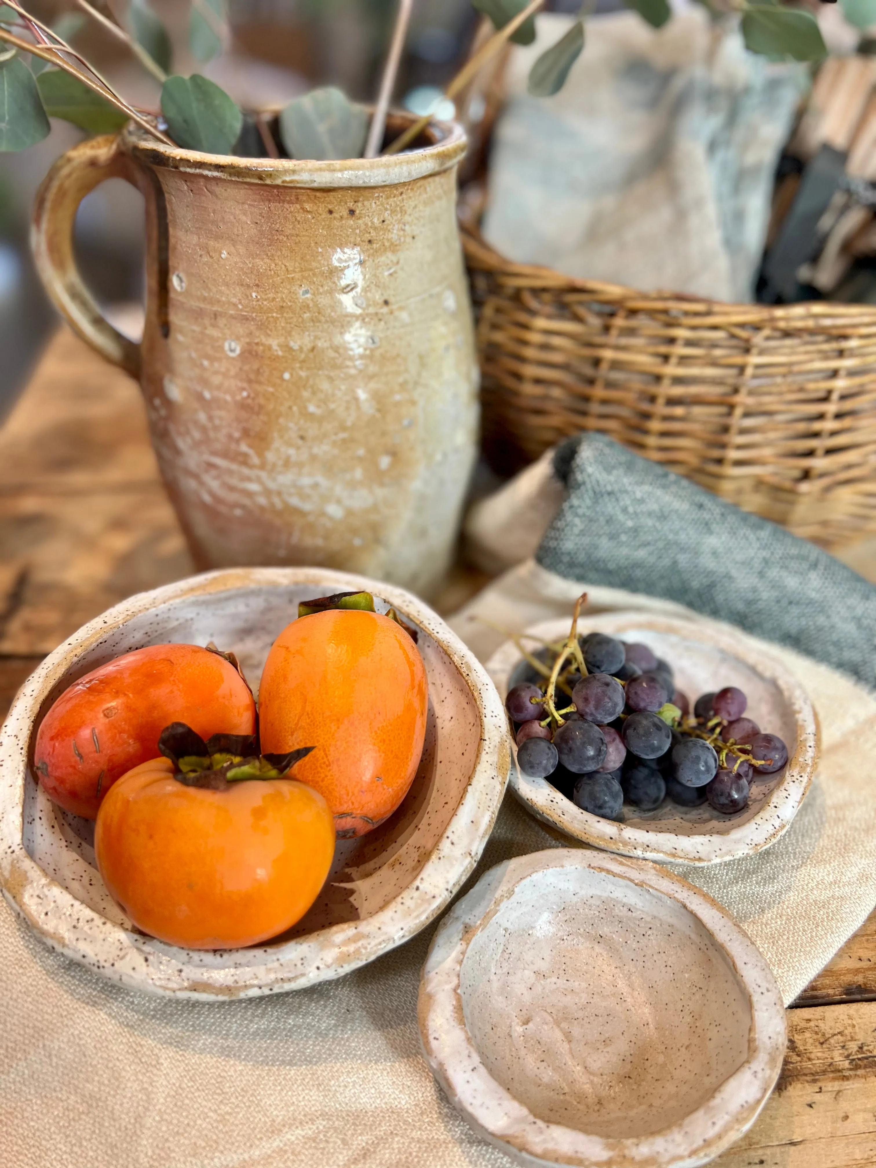 Handmade Ceramic Nesting Bowls