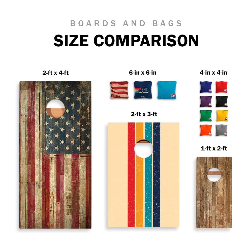 Hide & Seek Sasquatch Star Cornhole Boards