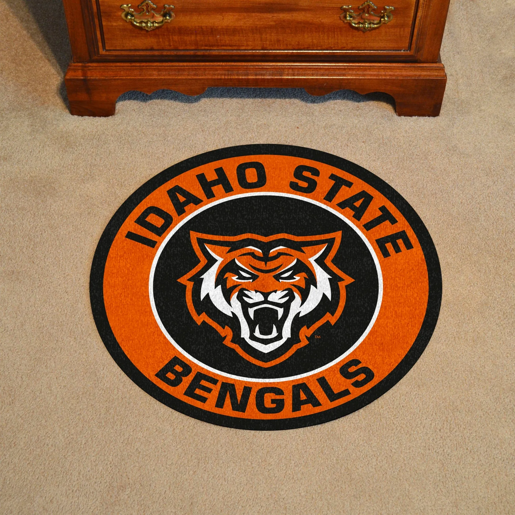 Idaho State Bengals Roundel Rug - 27in. Diameter