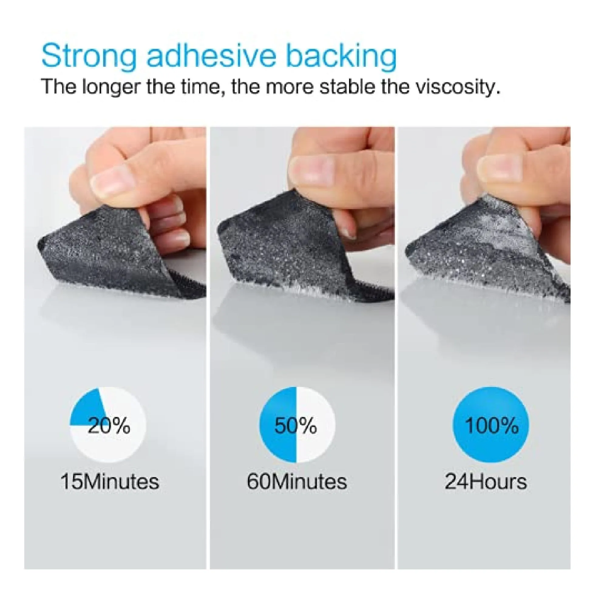 Industrial Strength Adhesive Closure | 2 x 6 inches | 6 Games | Interlocking Tape Mounting Tape For Carpets