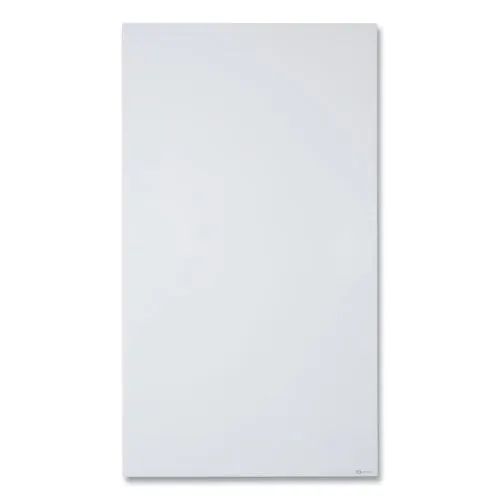 Invisamount Vertical Magnetic Glass Dry-erase Boards, 42 X 74, White Surface