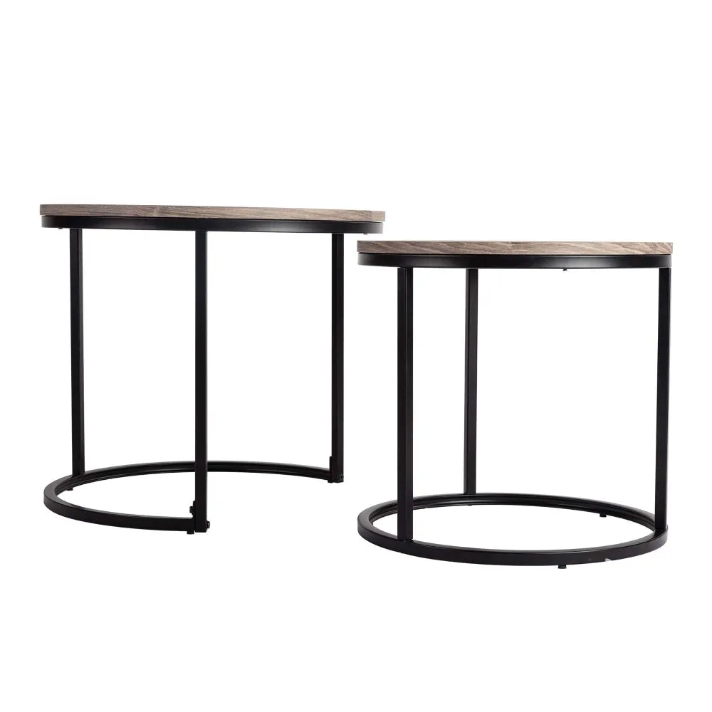 Iram Coffee Table Stack-Style Nesting - Wood