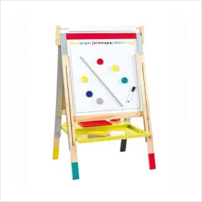 Janod Height Adjustable Graffiti Black/White Board