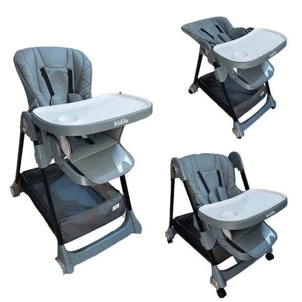 KIDILO HIGH CHAIR SEAT & HIGH ADJUSTABLE PRINIUM QUALITY