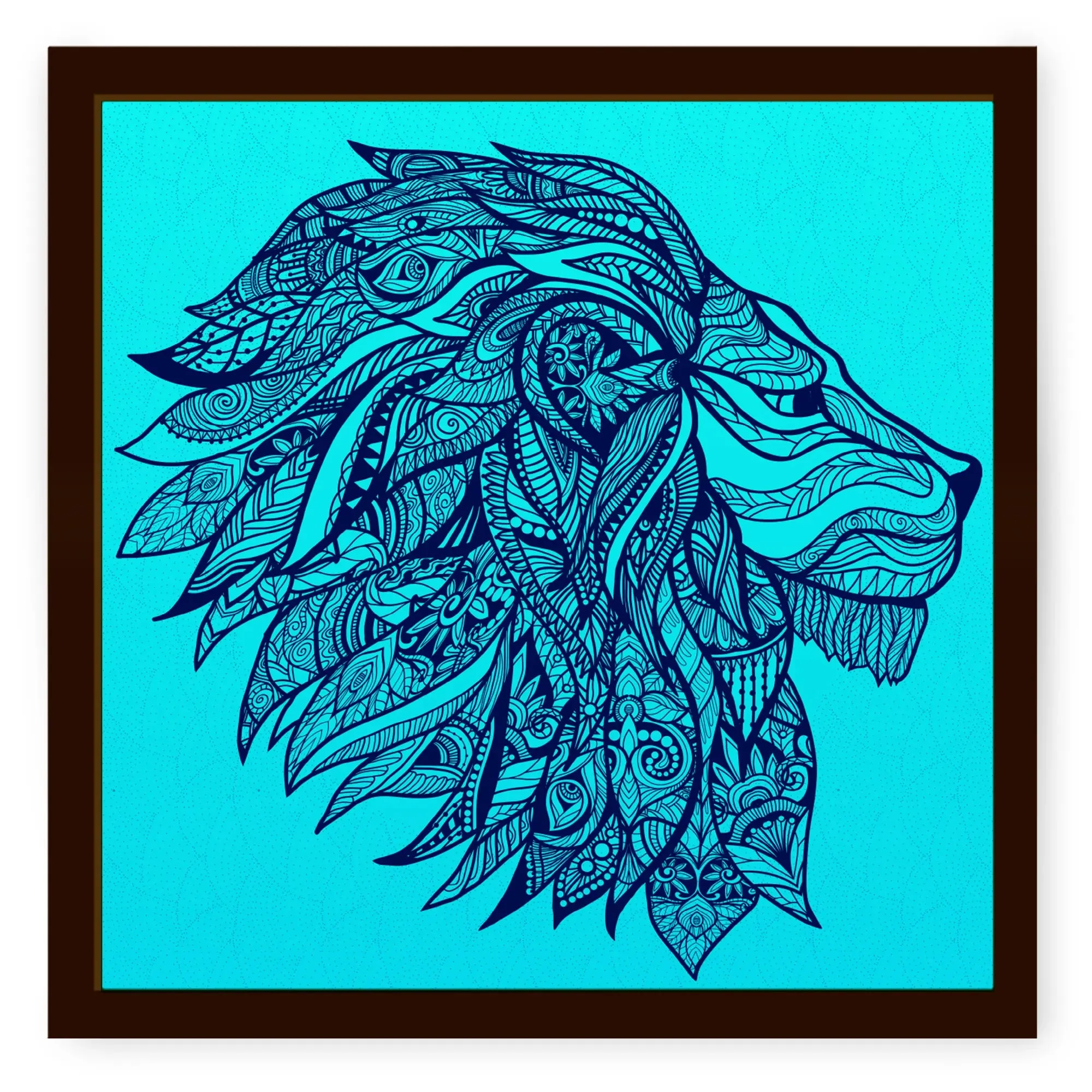 King Of Jungle Lion Face