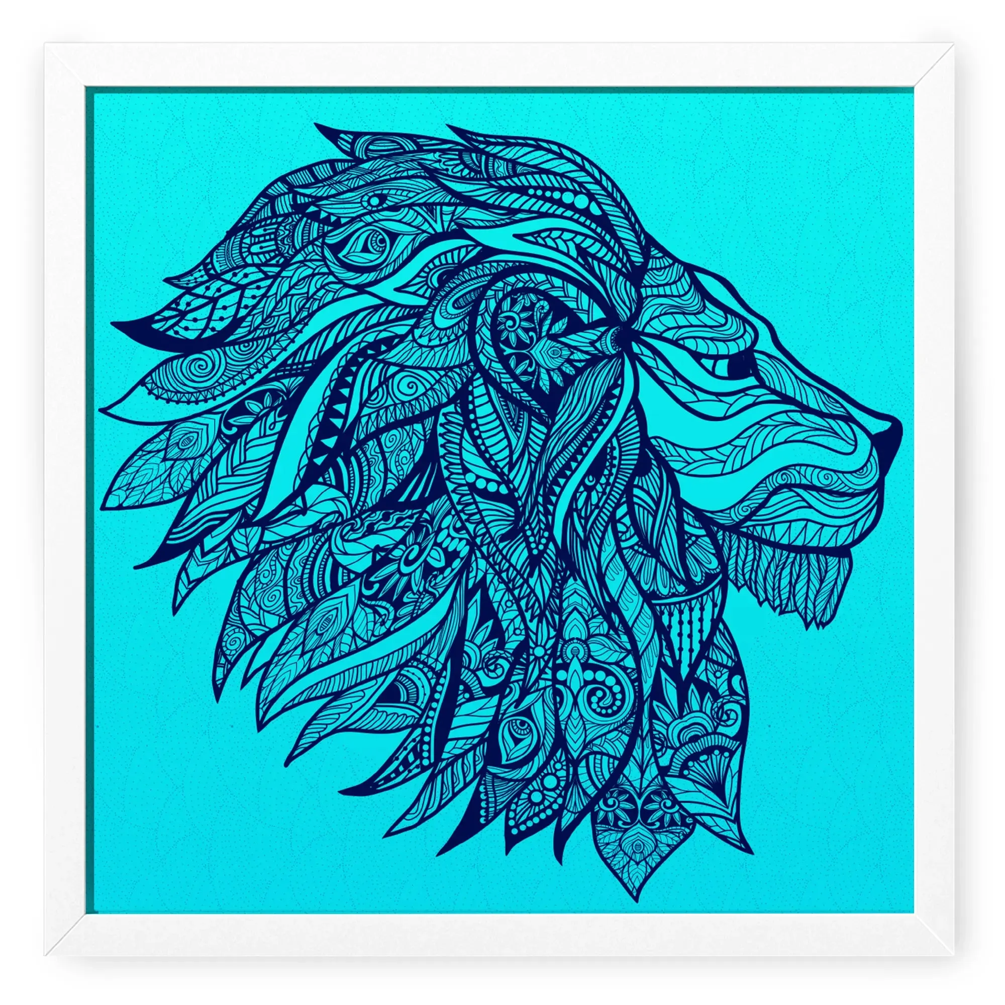 King Of Jungle Lion Face