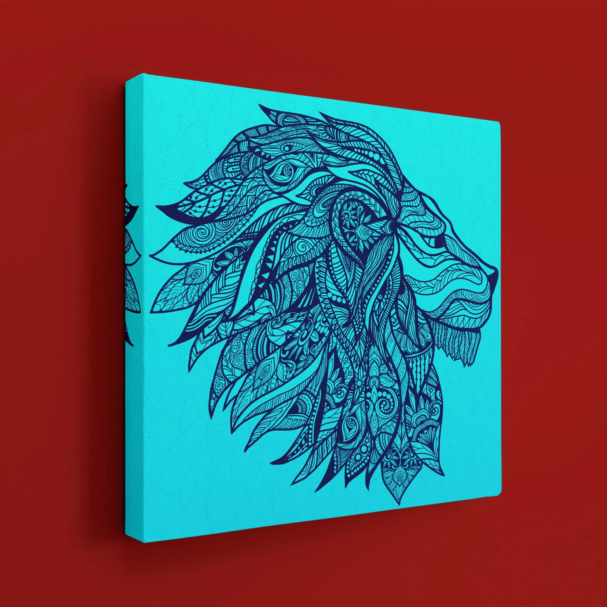 King Of Jungle Lion Face