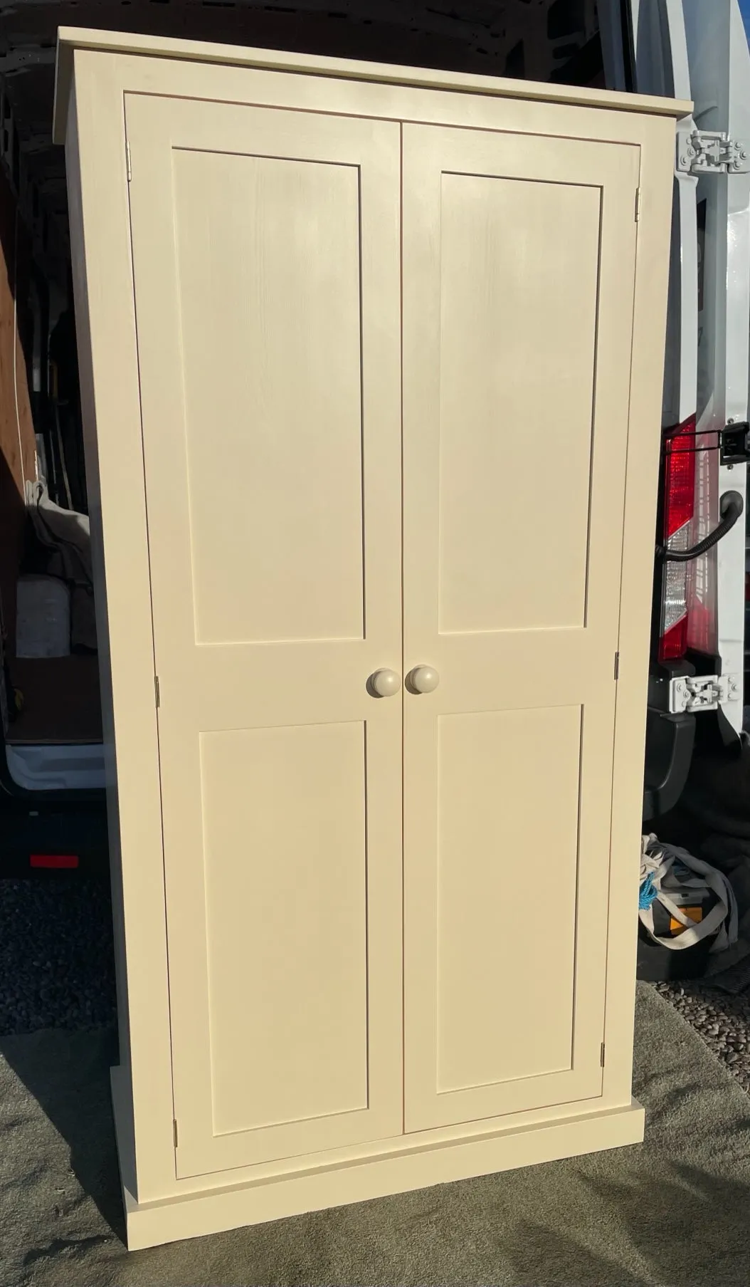 **Kitchen Larder Pantry Cupboard (50 cm Deep) - Fully Shelved with Spice Racks ALL SIZE VARIATIONS