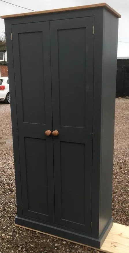 **Kitchen Larder Pantry Cupboard (50 cm Deep) - Fully Shelved with Spice Racks ALL SIZE VARIATIONS