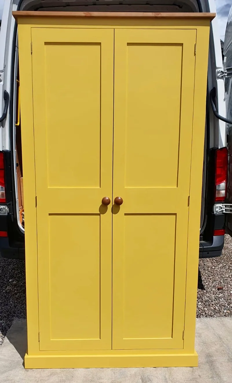 **Kitchen Larder Pantry Cupboard (50 cm Deep) - Fully Shelved with Spice Racks ALL SIZE VARIATIONS