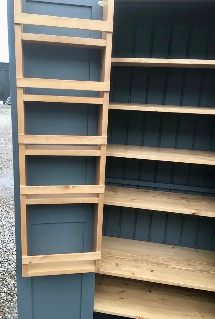 **Kitchen Larder Pantry Cupboard (50 cm Deep) - Fully Shelved with Spice Racks ALL SIZE VARIATIONS