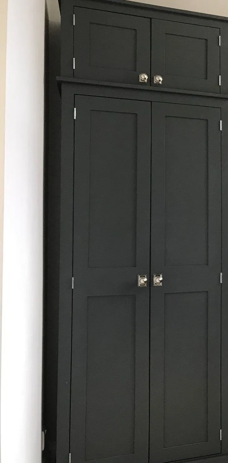 **Kitchen Larder Pantry Cupboard (50 cm Deep) - Fully Shelved with Spice Racks ALL SIZE VARIATIONS