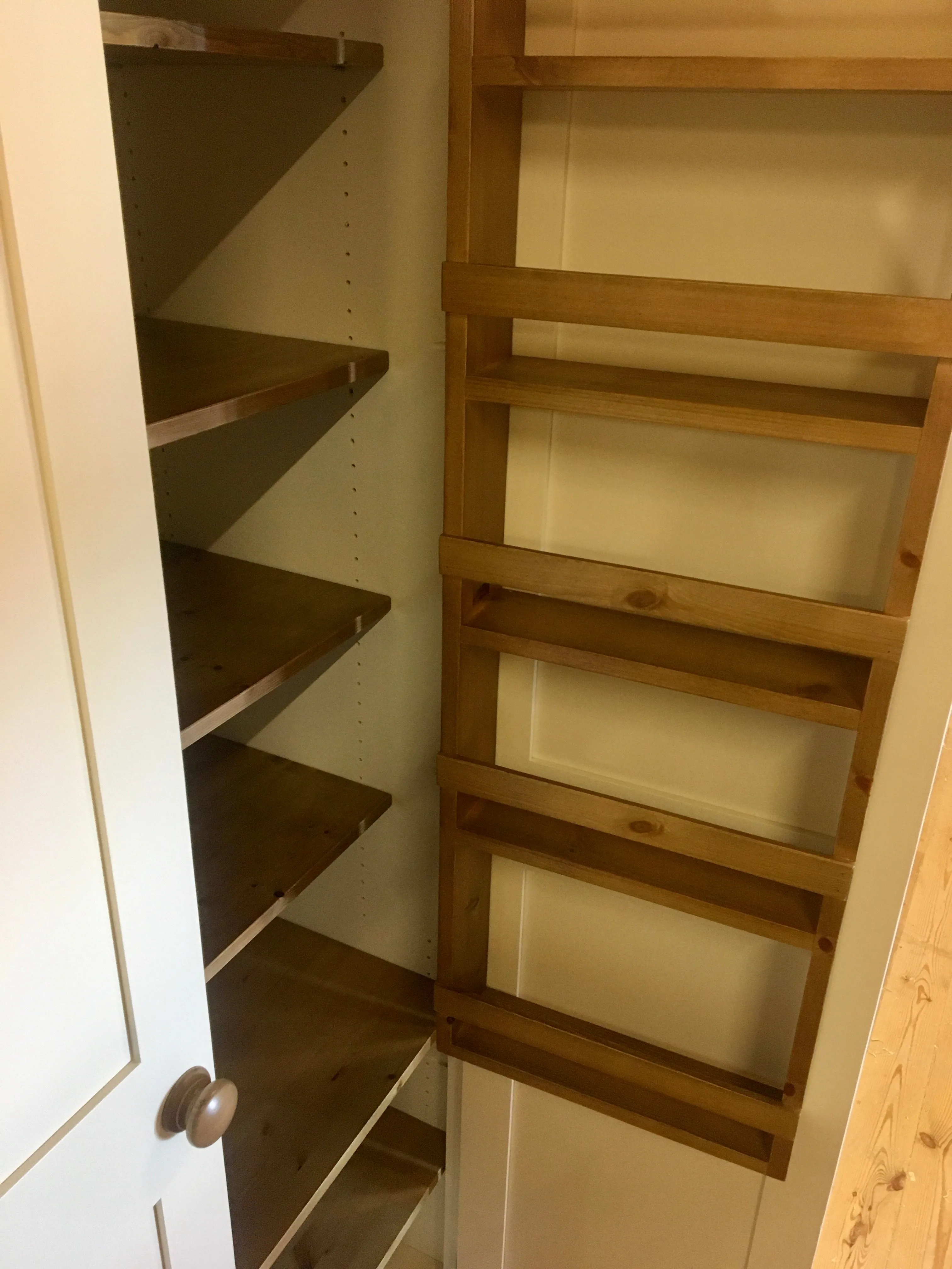 **Kitchen Larder Pantry Cupboard (50 cm Deep) - Fully Shelved with Spice Racks ALL SIZE VARIATIONS