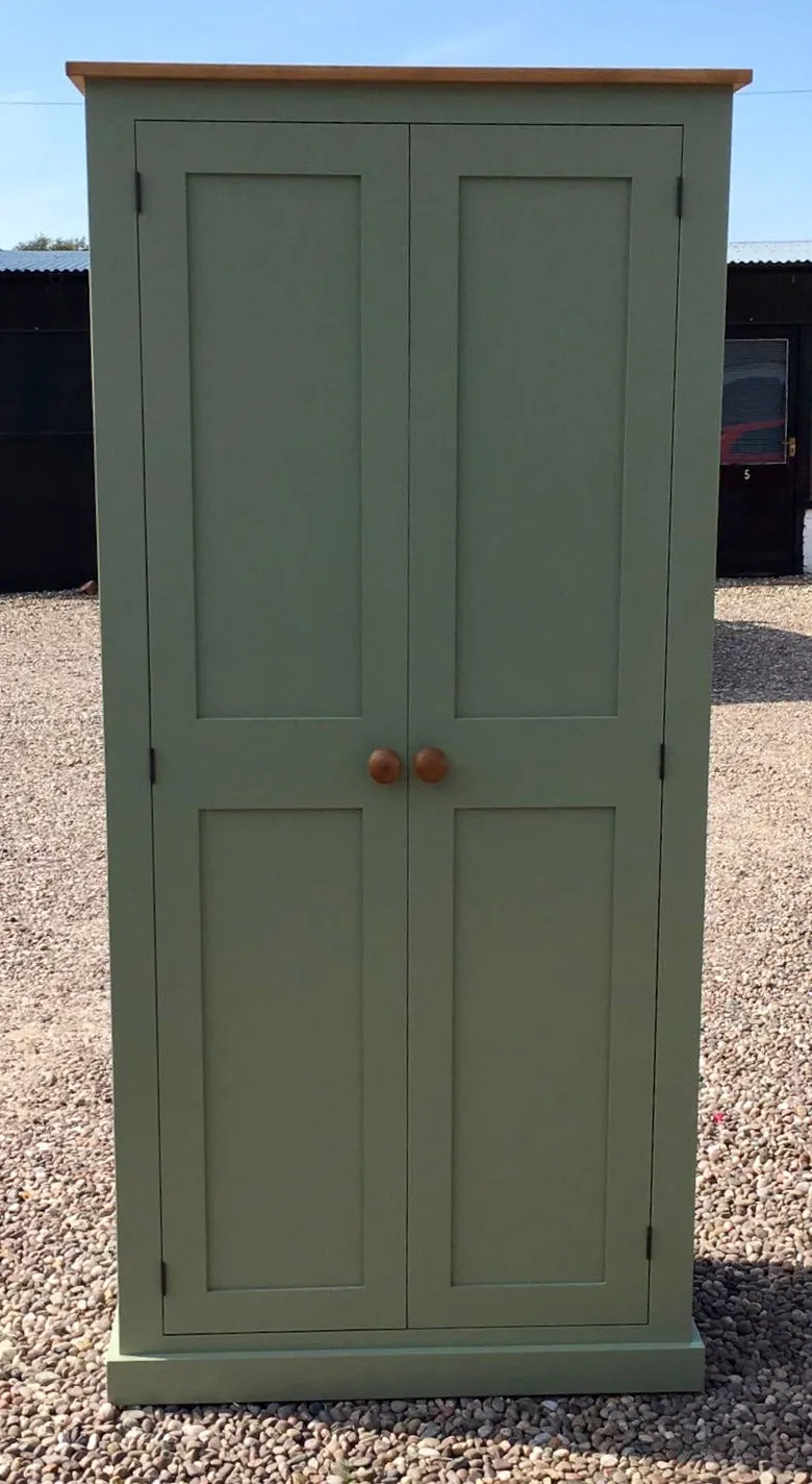 **Kitchen Larder Pantry Cupboard (50 cm Deep) - Fully Shelved with Spice Racks ALL SIZE VARIATIONS