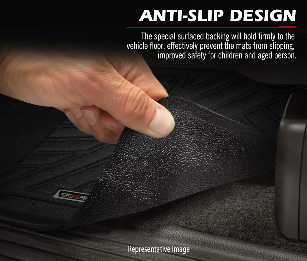 KIWI MASTER Car Floor Mats for Mitsubishi Triton MR 2019-Current Dual Cab