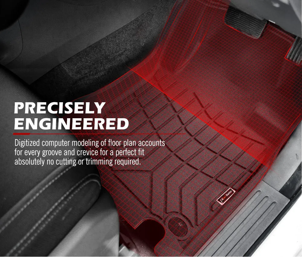KIWI MASTER Car Floor Mats for Mitsubishi Triton MR 2019-Current Dual Cab