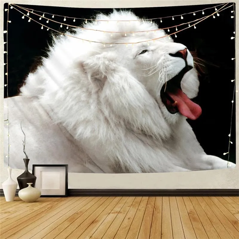 Lion Tapiz Animal Tapestries Anime Wall Tapestry Lovely Home Tapestrys Leisure Tenture Mandala