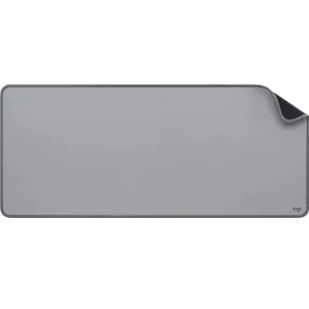 Logitech Desk Keyboard Mouse Pad Mat Anti-Slip Mid Grey