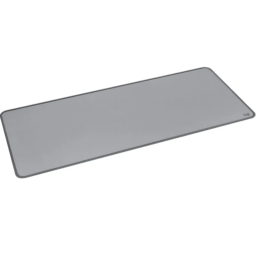 Logitech Desk Keyboard Mouse Pad Mat Anti-Slip Mid Grey