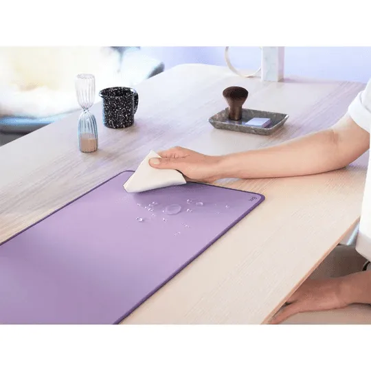Logitech Desk Keyboard Mouse Pad Mat Anti-Slip Studio Lavender Purple