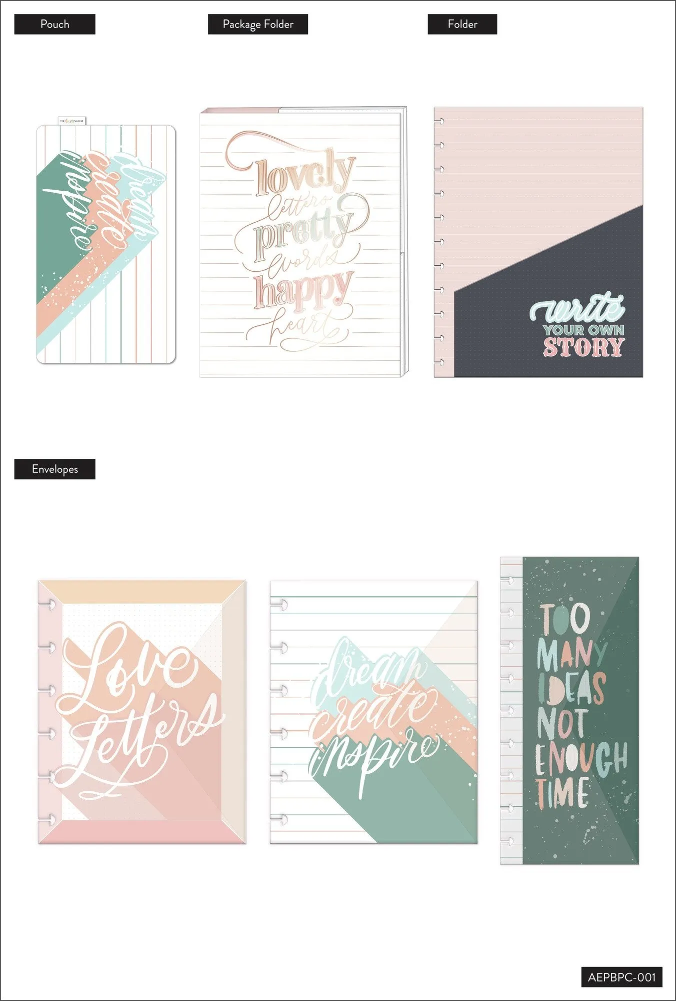 Love Letters Big Planner Companion