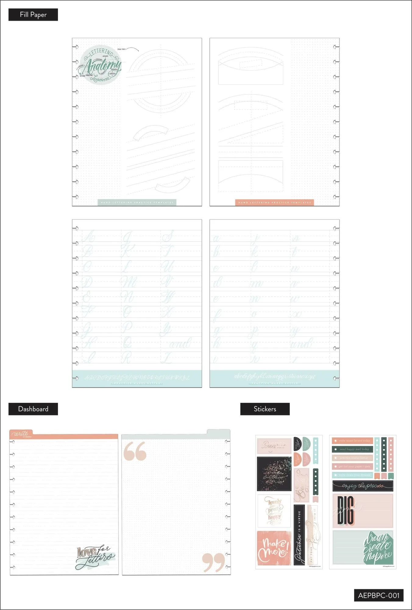 Love Letters Big Planner Companion